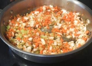 Choriz & Lentil Soup - Add Veggies
